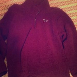 Pink Sherpa pullover